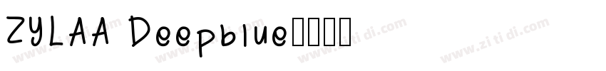 ZYLAA Deepblue字体转换